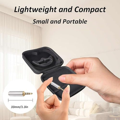 2.5mm to 3.5mmm TRRS Audio Adapter Connector 4pcs | 4Pole 2.5mm Male to 3.5mm Female Stereo Converter,for Mic Phones Headphone Tablets