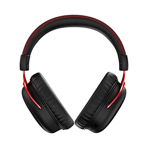 HyperX Cloud II Wireless - PC, PS5, PS4용 게이밍 헤드셋, 최대 30시간 지속되는 배터리, DTS 헤드폰: X 공간 오디오, 메모리 폼, 마이크 모니터링 기능이 있는 탈착식 노이즈 캔슬링 마이크 - size: Wireless, style: 무선