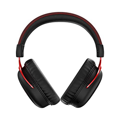 HyperX Cloud II Wireless - PC, PS5, PS4용 게이밍 헤드셋, 최대 30시간 지속되는 배터리, DTS 헤드폰: X 공간 오디오, 메모리 폼, 마이크 모니터링 기능이 있는 탈착식 노이즈 캔슬링 마이크 - size: Wireless, style: 무선