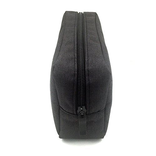 Universal Electronics/Accessories Soft Carrying Case Bag, Durable & Light-weight,Suitable for Out-going, Business, Travel and Cosmetics Kit (Big-Black) - color: Big-Black