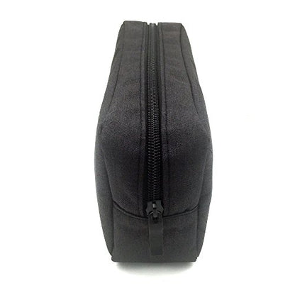 Universal Electronics/Accessories Soft Carrying Case Bag, Durable & Light-weight,Suitable for Out-going, Business, Travel and Cosmetics Kit (Big-Black) - color: Big-Black