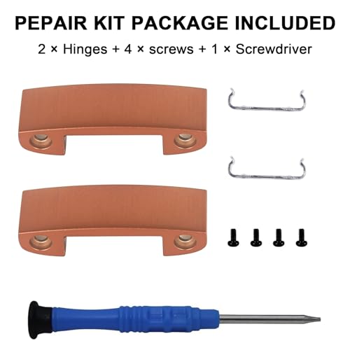 Adhiper Studio Pro Hinge Replacement for Beats Studio Pro Headphone | Studio Pro Metal Repair Parts,Durable Repair Kit Replacement Headband Metal Folding Hinge Clip Cover Pin Repair Part Set-Dune - color: Dune