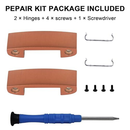 Adhiper Studio Pro Hinge Replacement for Beats Studio Pro Headphone | Studio Pro Metal Repair Parts,Durable Repair Kit Replacement Headband Metal Folding Hinge Clip Cover Pin Repair Part Set-Dune - color: Dune