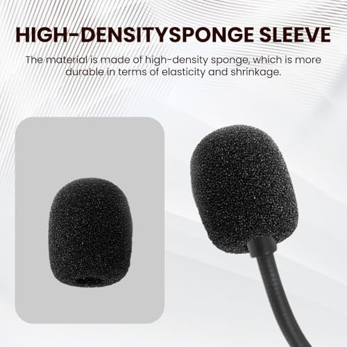 Replacement Microphone Compatible with Logitech Astro A30 Gaming Headset-Flexible Boom Mic with Noise-Canceling Foam