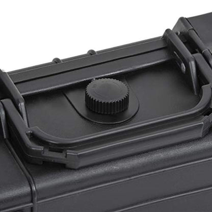 MEIJIA Portable All Weather IP67 Waterproof Protective Case,Hard Camera Case,Dry Case with Customized Foam,Fit Use of Drones,Camera,Equipments,Elegant Black (9.17inch x 7.56inch x4.33inch) - size: 9.17inch x 7.56inch x4.33inch