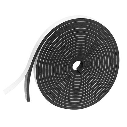 Foam Insulation Tape self Adhesive,1/2In x 1/8In x 49.5Ft Weather Stripping for Doors and Windows,Sound Proof soundproofing Door Seal,Weatherstrip,Pipe Cooling, Air Conditioning Seal Strip - size: 1/2 in x 1/8 in x 49.5 ft