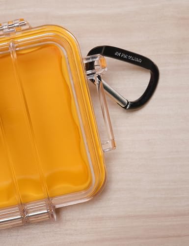Pelican 1020 Micro Case (Yellow/Clear) - color: Yellow/Clear
