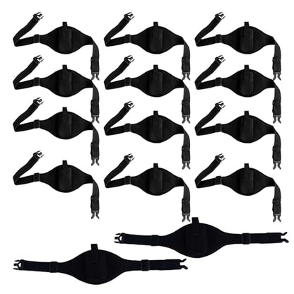 14 Pcs Mic Belt Wireless with Anti Dropping Strap and Sweat Absorbent Belt Neoprene Microphone Holder Waistband Bag for Fitness Instructor Vertical Speaker Theatre