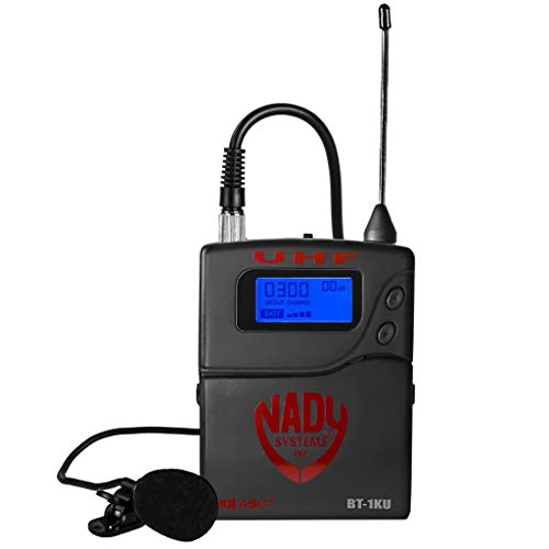 Nady W-1KU-LT-NEUS True Diversity 1000-Channel Professional UHF Lapel/lavalier Microphone Wireless System with Carrying Case - Autoscan - Automatic Transmitter Pairing - All Metal Construction - size: Single Transmitter, style: Lavalier Microphone System