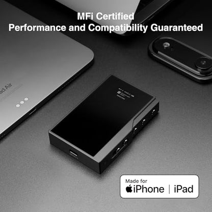 Questyle M18i Max Bluetooth 5.4 Headphone Amplifier Portable USB DAC Amps | 4.4mm Balanced and 3.5mm Dual Outputs Supports PCM 384kHz/DSD256 with LDAC aptX Adaptive Lossless for Smartphones/PC/Laptops