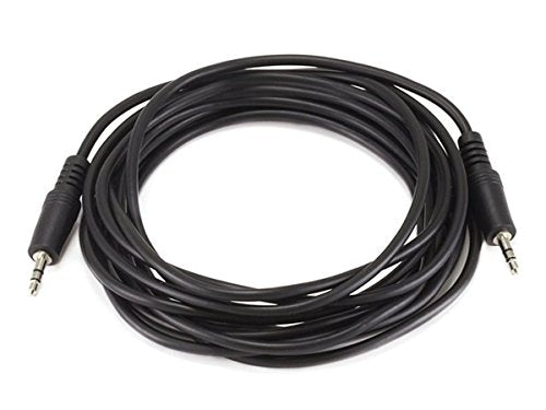 iMBAPrice 12 Feet Professional Quality Nickel Plated 3.5 mm Male/Male Stereo Audio Cable - color: Black (M/M), size: 12 Feet