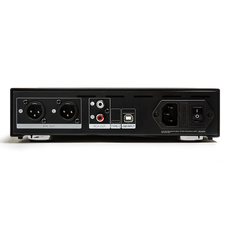 HIFIMAN EF400 Desktop Balanced Headphone DAC& Amplifier with Himalaya R2R DAC, 3.5/4.4/6.35mm Output for Home Audio