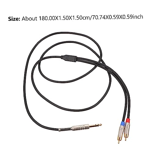 Angoily 1pc Stereo Male to Adapter Cable Audio Equipment Connector for Headphones Speakers and