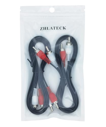 RCA Stereo Audio Cable 3FT RCA Male to Male Cable for Speaker VCR DVD 2Pack