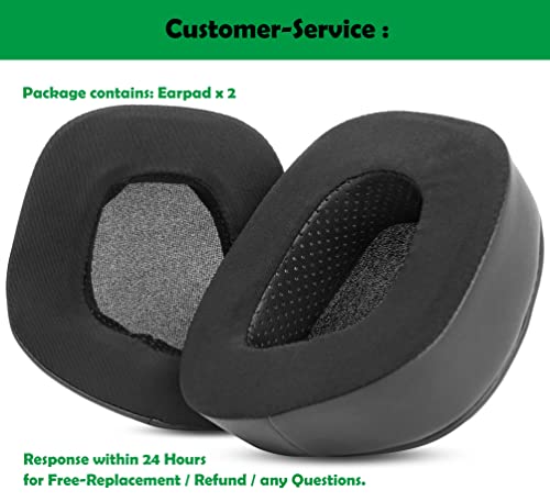 Void Pro Wired Wireless Gaming Headset Ice-Feel Gel Layer Replacement Earpads Compatible with Corsair Void/Void Pro Wired 7.1 Wireless Gaming Headsets Earpads Cushion