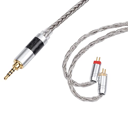 Linsoul Tripowin Zonie 16 Core Silver Plated IEM Cable, SPC Earphone Cable, for BL03 TRN V90 V80 AS10 ZS10 ZS6 ES4 ZST ZSR IEMs