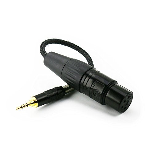 NewFantasia 2.5mm Trrs Balanced Male to 4-pin XLR Balanced Female Headphone Audio Adapter for Astell&Kern AK240 AK320 AK380 for onkyo DP-X1 FIIO X5III XDP-300R
