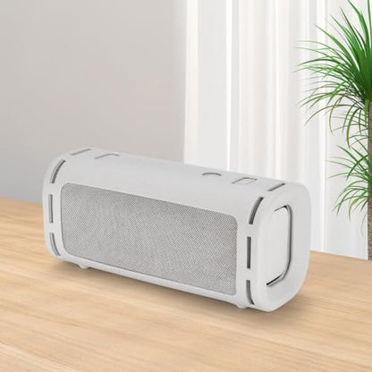 Silicone Case for Sony ULT Field 5 Speaker, Shockproof Cover | Precision fit for Sony ULT Field 5 speaker, shockproof silicone sleeve, non-slip grip, easy-clean, lightweight. - color: White