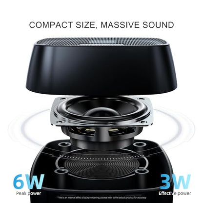 Computer Speakers for Desktop PC, 2.0 Stereo USB-Powered Speakers with 3.5mm AUX, in-Line Volume Control with LED Lights, Compact Plug and Play Speakers for Students, Teens, Monitor, Laptop