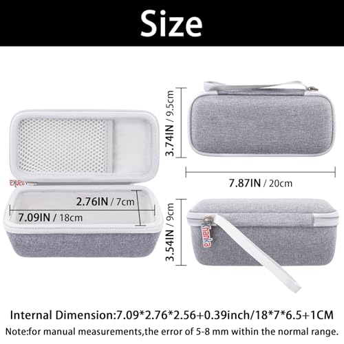 khanka Hard Travel Case Replacement for Sonos Roam 2 / Sonos Roam Portable Smart Bluetooth Speaker - color: White