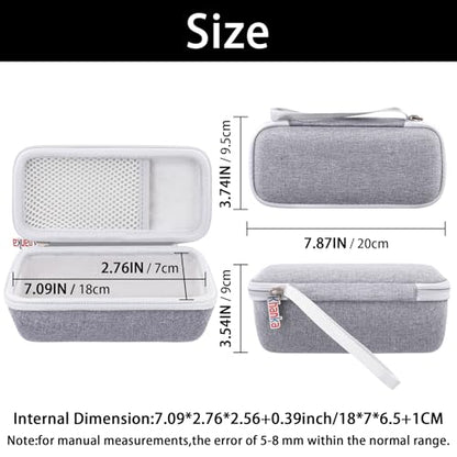 khanka Hard Travel Case Replacement for Sonos Roam 2 / Sonos Roam Portable Smart Bluetooth Speaker - color: White