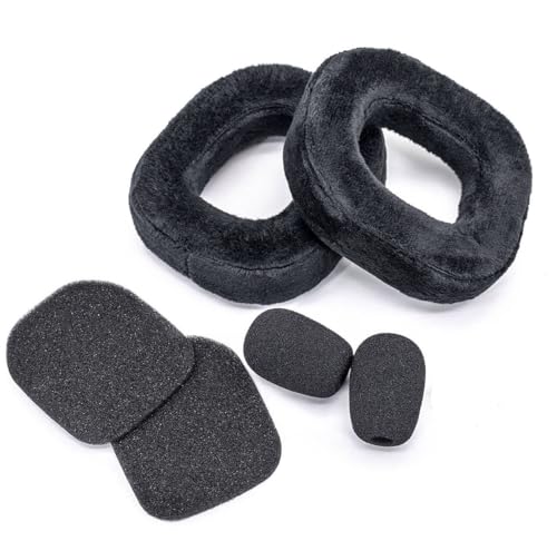 Velour Replacement Ear Pads for Astro A40 and A50 GEN1 GEN2 Gaming Headset, Excluding Headband (Not Compatible With A40TR, A50 GEN3, GEN4)