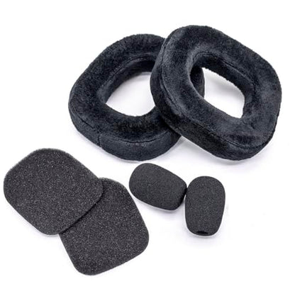 Velour Replacement Ear Pads for Astro A40 and A50 GEN1 GEN2 Gaming Headset, Excluding Headband (Not Compatible With A40TR, A50 GEN3, GEN4)