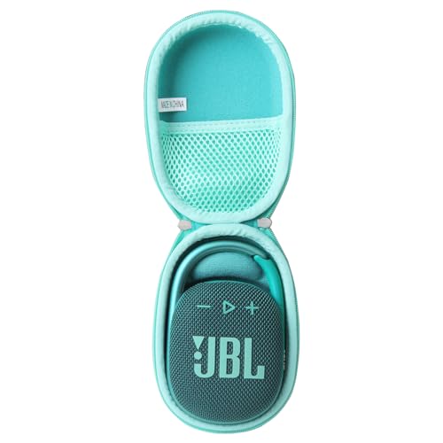 Adada Travel Case for JBL Clip 4 /JBL Clip 5- Portable Mini Bluetooth Speaker (Teal) - color: Teal