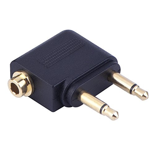 EBOOT 3 Pcs Airplane Headphone Adapter Airline Flight Adapter for Headphone