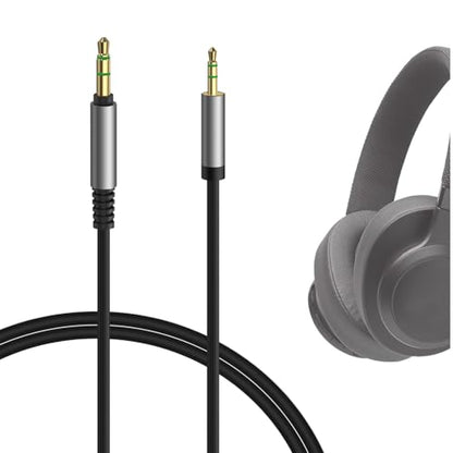 GEEKRIA Audio Cable Compatible with JBL 770NC/760NC, Live 660NC/500BT, Synchros S700/ S500/E50BT Headphones, 2.5mm to 3.5mm Replacement Stereo Cord (4 ft/1.2 m)