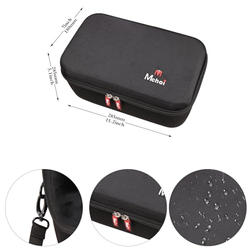 Hard Travel Case for Bose SoundLink Max Portable Speaker, Shockproof Portable Speaker Case with Shoulder Strap - color: Black