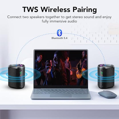 aowoka Bluetooth Speaker,Smart Bluetooth Tracker, Item Finder, Trakcer Tag Locator for Keys, Luggage