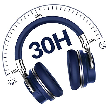 Million Sold 10 Years Classic E7 Active Noise Cancelling Headphones with Upgraded Noise Cancellation, Bluetooth Headphones Wireless with HD Sound Vivid Deep Bass, for Home Office Travel Gift Pcs - color: Navy, style: E7 Wireless Active Noise Cancelling He