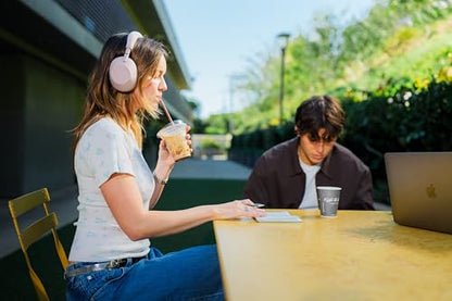 Sony WH-1000XM6 The Best Noise Cancelling Wireless Headphones, Sand Pink | HD NC Processor QN3, 12 Microphones, Adaptive NC Optimizer, Mastered by Engineers, Studio-Quality, Up to 30 Hrs of Battery - color: SAND PINK