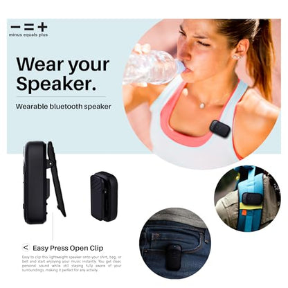 Golf Speaker/Wireless Wearable Bluetooth Speaker/Portable/Clip on/Up to 18hrs of Battery Life/Built-in Mic for Hands-Free Music and Calls/Water Resistant/Modern Design (Blue) - color: Blue