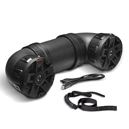 BOSS Audio Systems ATVB6.5R ATV UTV Sound System, Amp and 6.5 Inch Speakers - style: 6.5" Speakers, Black, Rechargeable