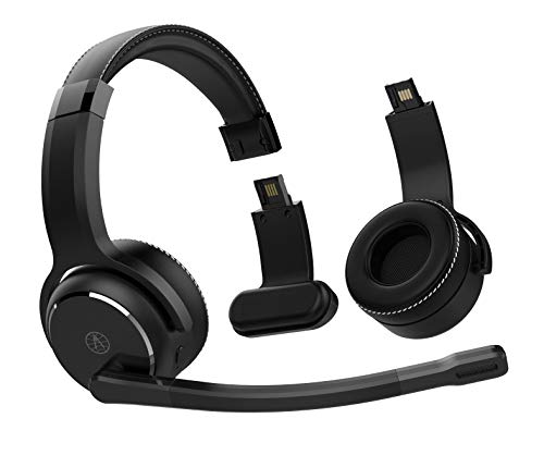 Rand McNally ClearDryve 210 Premium 2-in-1 Wireless Headset for Clear Calls with Noise Cancellation, Long Battery Life, All-Day Comfort, Black - style: On-ear