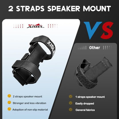 Portable Speaker Mount for UTV Sound Bar Fits JBL Side by Side Accessories | Golf Cart, Ebike, Scooter, Boat, Railing, Removable Bluetooth Wireless JBL Speaker Holder Strap, Fits JBL Charge 5 6 Flip 5 6 - style: Without Carabiner