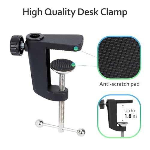 For Fifine K688 Boom Arm - Adjustable Microphone Arm with Cable Management, Mic Arm with 3/8'' to 5/8'' Adapter Compatible with Most Microphone - color: Fifine K688 boom arm