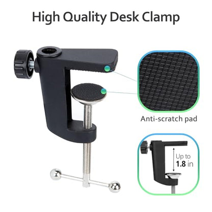 For Fifine K688 Boom Arm - Adjustable Microphone Arm with Cable Management, Mic Arm with 3/8'' to 5/8'' Adapter Compatible with Most Microphone - color: Fifine K688 boom arm