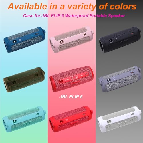 LTGEM Case for JBL Flip 6 Portable Waterproof Speaker - color: Flip 6 case Black, style: for JBL Flip 6