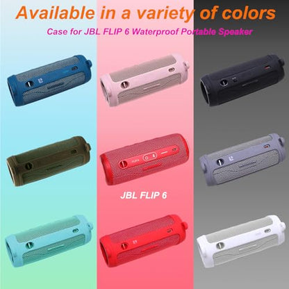 LTGEM Case for JBL Flip 6 Portable Waterproof Speaker - color: Flip 6 case Black, style: for JBL Flip 6