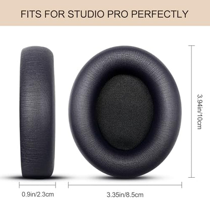 Ear Pads Replacement for Studio Pro - GVOEARS Ear Cushions for Beats Studio Pro Wireless Over Ear Headphones, Protein Leather Strong Adhesive (Navy Blue) - color: Navy Blue