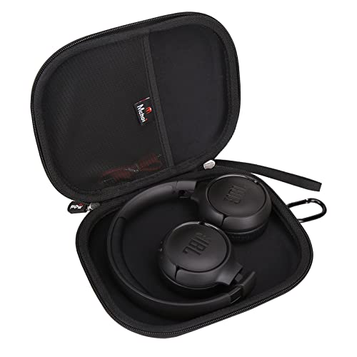 Mchoi Hard Travel Case Replacement for JBL Tune 500BT / 510BT / 520BT On-Ear Wireless Bluetooth Headphone, Case Only - color: Black