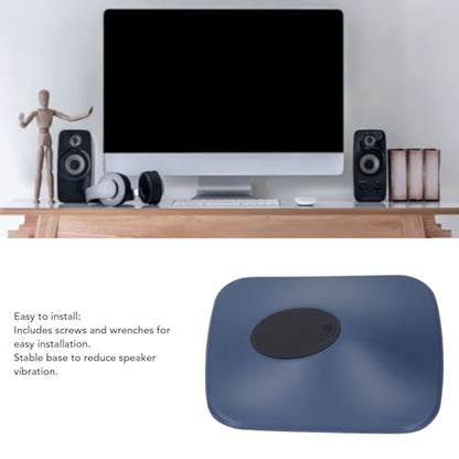 Speaker Stand for KEF II HiFi Speaker, Reduction of Speaker Vibration, Tilt up 15°, Metal Non Slip Vibration Reduction Desktop Speaker Mount Holder (XUMIUZIY3esd6g9ypq-12)