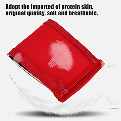 Zipper Design Headband Cushion Cover for Iron Triangle M50, Soft and Comfortable, Imported Protein Skin Material, BlackWhiteRedBlueGray (Red)