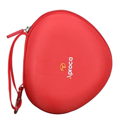 Aproca Kids Headphones Case Compatible with iClever BTH12 / HS19 / BTH26 Kids Bluetooth Headphones, Storage Hard Bag -Red (Case Only) - color: Red
