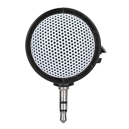 Mini Speaker, 3.5mm Jack Stereo Speaker Portable MP3 Music Player Speaker Amplifier for Smart Phones, Tablets, Laptops, PCs, MP3, MP4(Black)