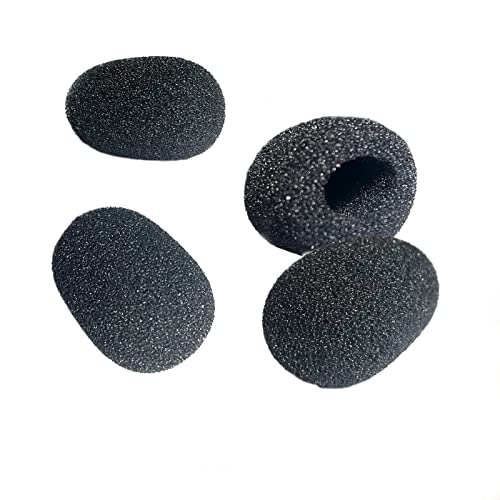 3pcs Lavalier Microphone Metal Tie Clips with 3pcs Lapel Mic Windscreen Foam Covers, Lapel Microphone Replacement Kit, Metal Lapel Mic Clips Sponge Cover Kit (6 Pack, 6mm) | 0.6mm Lapel Microphone Replacement Kit, Metal Lapel Mic Clips Sponge Cover Kit -