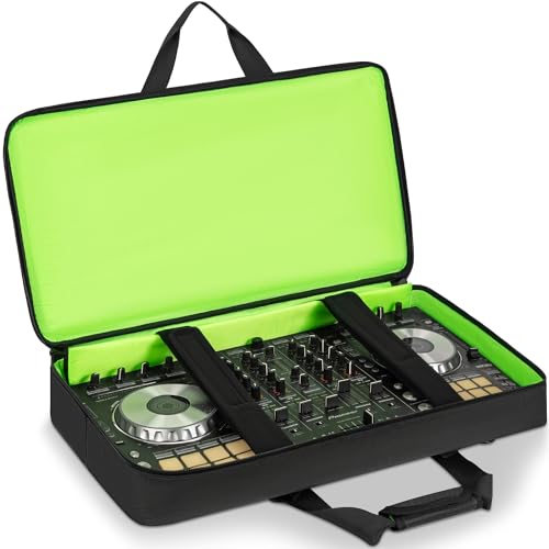 IBVIVIC DJ Controller Case Bag Fits for Pioneer DDJ FLX6/RR/DDJ SX SX2 SX3 | Fits for NI Traktor Kontrol S8/DDJ 800/Denon MC7000 Padded DJ Travel Carrying Bag Lightweight Controller Storage Bag Case - size: DDJ-FLX6/SX/SX2